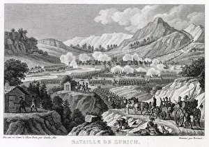 Zurich Prints: At the third battle of ZURICH, the French under Massena defeat the Allies under Korsakov