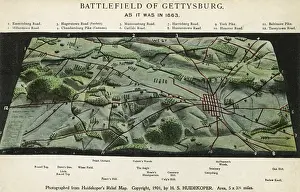 Confederate Prints: The Battlefield of Gettysburg