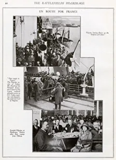 Images Dated 11th May 2018: Battlefields Pilgrims en route for France