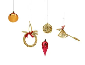 Celebratory Prints: Baubles and corn dollies