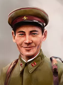 Adults Gallery: Bauyrzhan Momyshuly, Kazakh-Soviet officer and author
