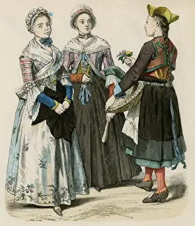 C18th Prints: Bavarian C18th Costume