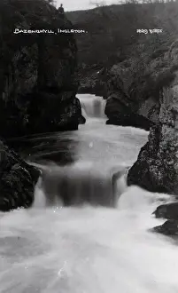 Kirkby Prints: Baxenghyll Falls, Ingleton, Yorkshire