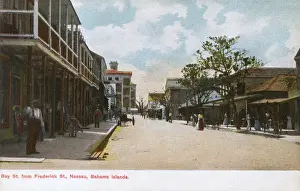 Bay Street from Frederick Street, Nassau, Bahamas