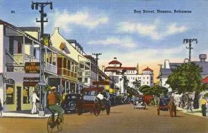 Pharmacy Prints: Bay Street, Nassau, Bahamas, West Indies