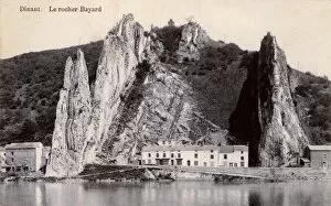 Bayard Collection: The Bayard Rocks at Dinant, Belgium