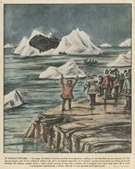 Ice Bergs Gallery: Baychimo on Iceberg