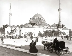 Bayezid Prints: Bayezid II Mosque, Constantinople, (Istanbul) Turkey, circa