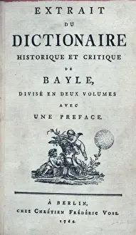 1647 Prints: BAYLE, Pierre (1647-1706)