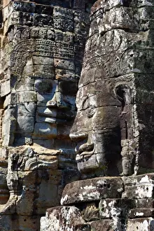 Bayon, Khmer Temple in Angkor Thom, Siem Reap, Cambodia