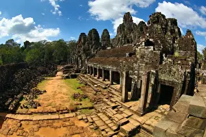 Bayon, Khmer Temple in Angkor Thom, Siem Reap, Cambodia