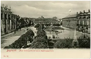 Bayreuth, Northern Bavaria, Germany - New Castle Square