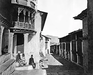 Sunshine Prints: The Bazaar, Almora, Uttarakhand, India