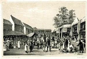 Afghanistan Gallery: Bazaar at Kabul, Afghanistan, in the fruit season