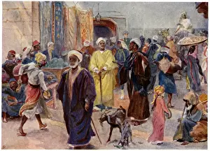 1885 Prints: A BAZaR IN CAIRO 1885