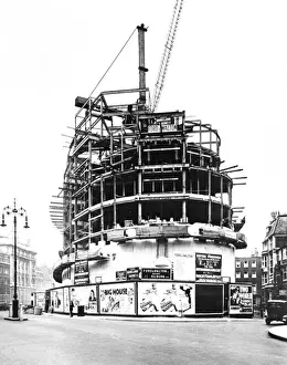 Ford Prints: BBC Broadcasting House under construction, London