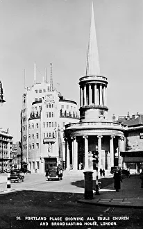 Images Dated 18th September 2017: BBC Broadcasting House, Portland Place, London