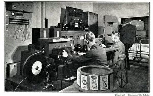 BBC Late Low Definition Television Control Room