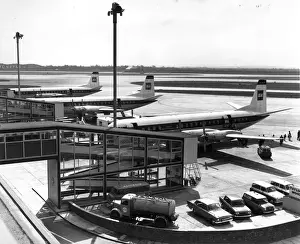 Superb Prints: Three BEA Vickers Vanguards at Heathrow