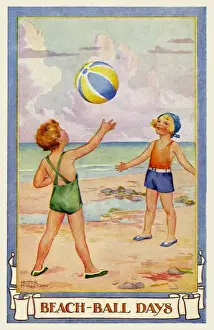 Hester Prints: Beach-ball days