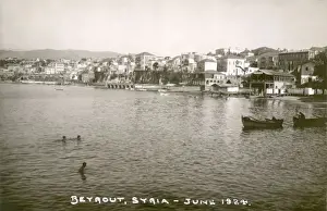 Beach of Beirut (Beyrouth), Lebanon