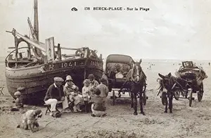 Plage Prints: The Beach at Berck-Plage, France