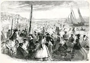Victorians Collection: Beach at Brighton 1859