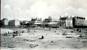 Beach and Casino, Cherbourg, France
