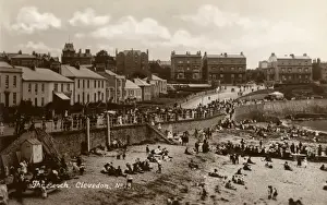 Esplanade Prints: The Beach - Clevedon, North Somerset