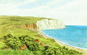 Beach and cliffs at Sandown, Isle of Wight