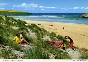 Images Dated 16th January 2020: The Beach, Crantock, Cornwall. Date: circa 1960s
