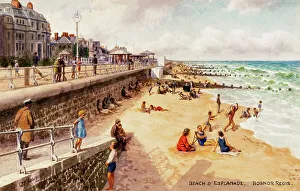 Bognor Prints: Beach and Esplanade, Bognor Regis, Sussex