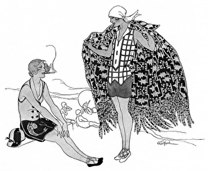 Images Dated 21st March 2012: Beach fashion, 1927