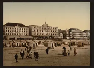 The beach and hotels, Blankenberghe, Belgium