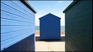 Images Dated 26th May 2007: Beach huts, Hastings, Kent
