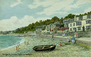 Beach, looking west, Lyme Regis, Dorset
