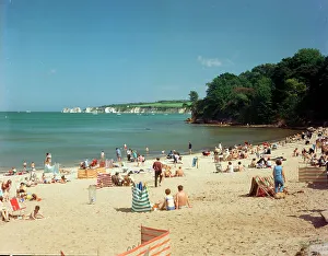 Beach and Old Harry Rocks, Studland