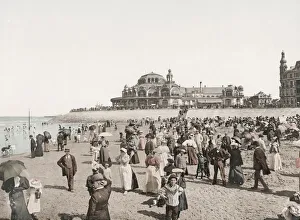 Traveler Prints: On the beach at Ostende, Belgium