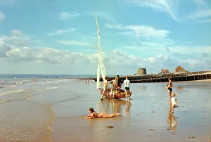 Pevensey Prints: The beach, Pevensey Bay, Pevensey