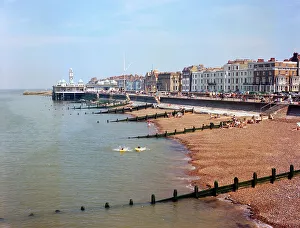 Herne Prints: The beach and pier, Herne Bay
