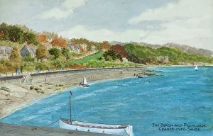 Grange Prints: Beach and Promenade, Grange over Sands, Morecambe Bay