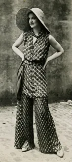 Brim Gallery: Beach Pyjama Suit by Zyot and Cie, Summer 1931
