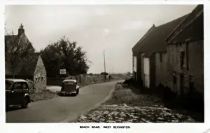 1960 Prints: Beach Road, West Bexington, Dorchester, England