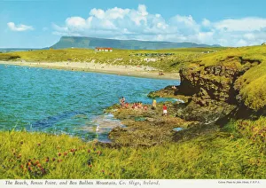 Beach Gallery: The Beach, Rosses Point, and Ben Bulben Mountain, Co Sligo