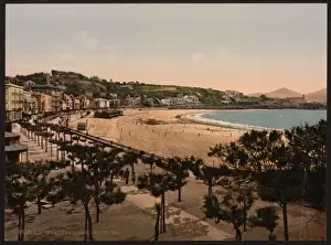 The beach, San Sebastian, Spain