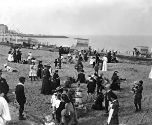 Beach scene, Walton-on-the-Naze, Essex