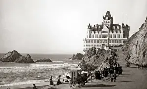 Beach, Seal Rocks and Cliff House, San Francisco, c1890s