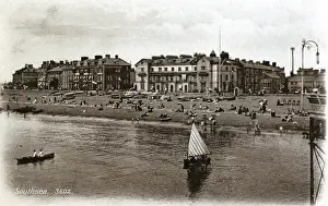 The Beach at Southsea, Portsmouth, Hampshire, England