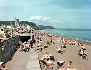 Teignmouth Prints: The beach, Teignmouth