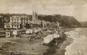 Images Dated 7th July 2016: The Beach, Teignmouth, Devon